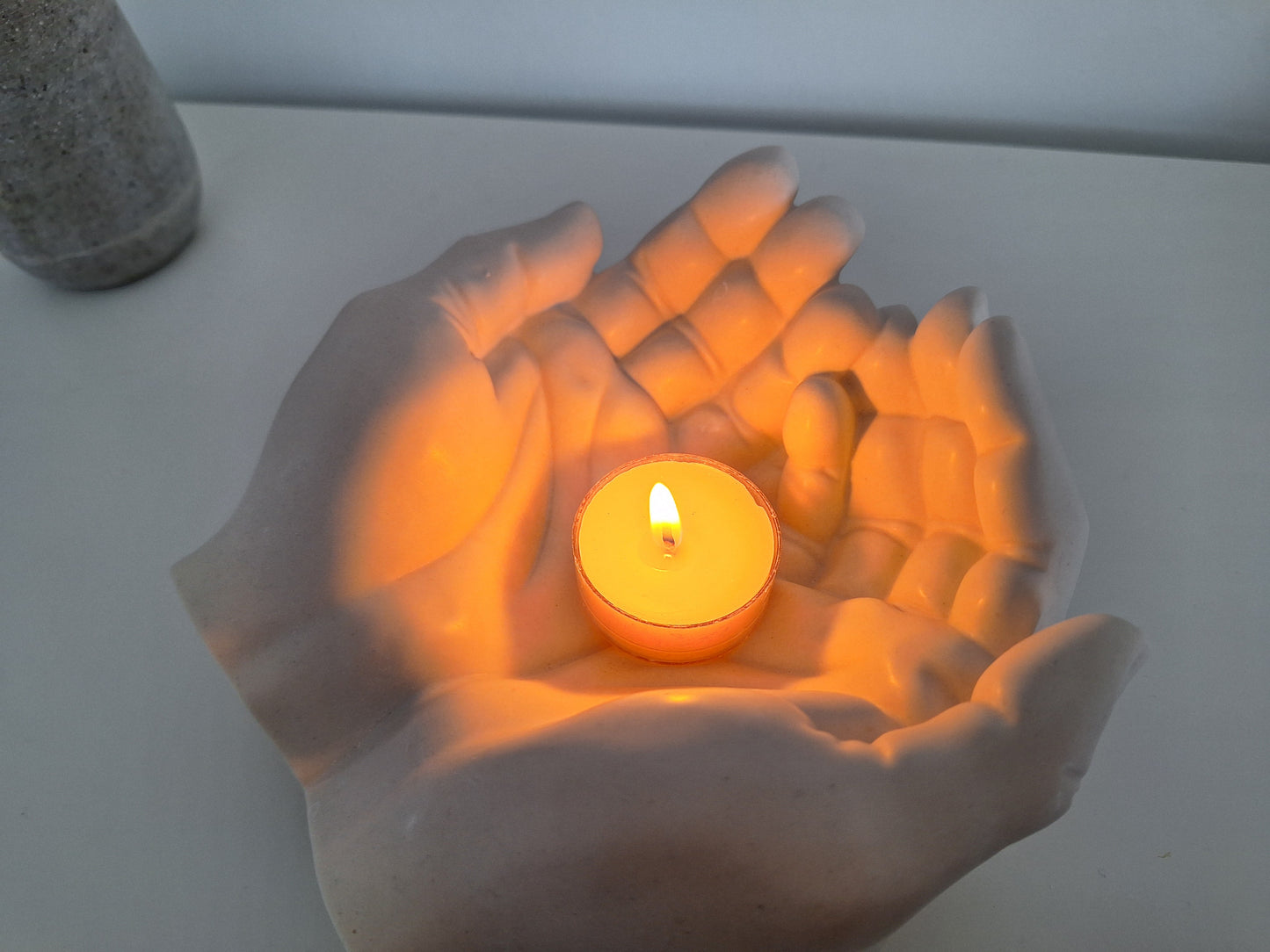 Erinnerungslicht als Handform