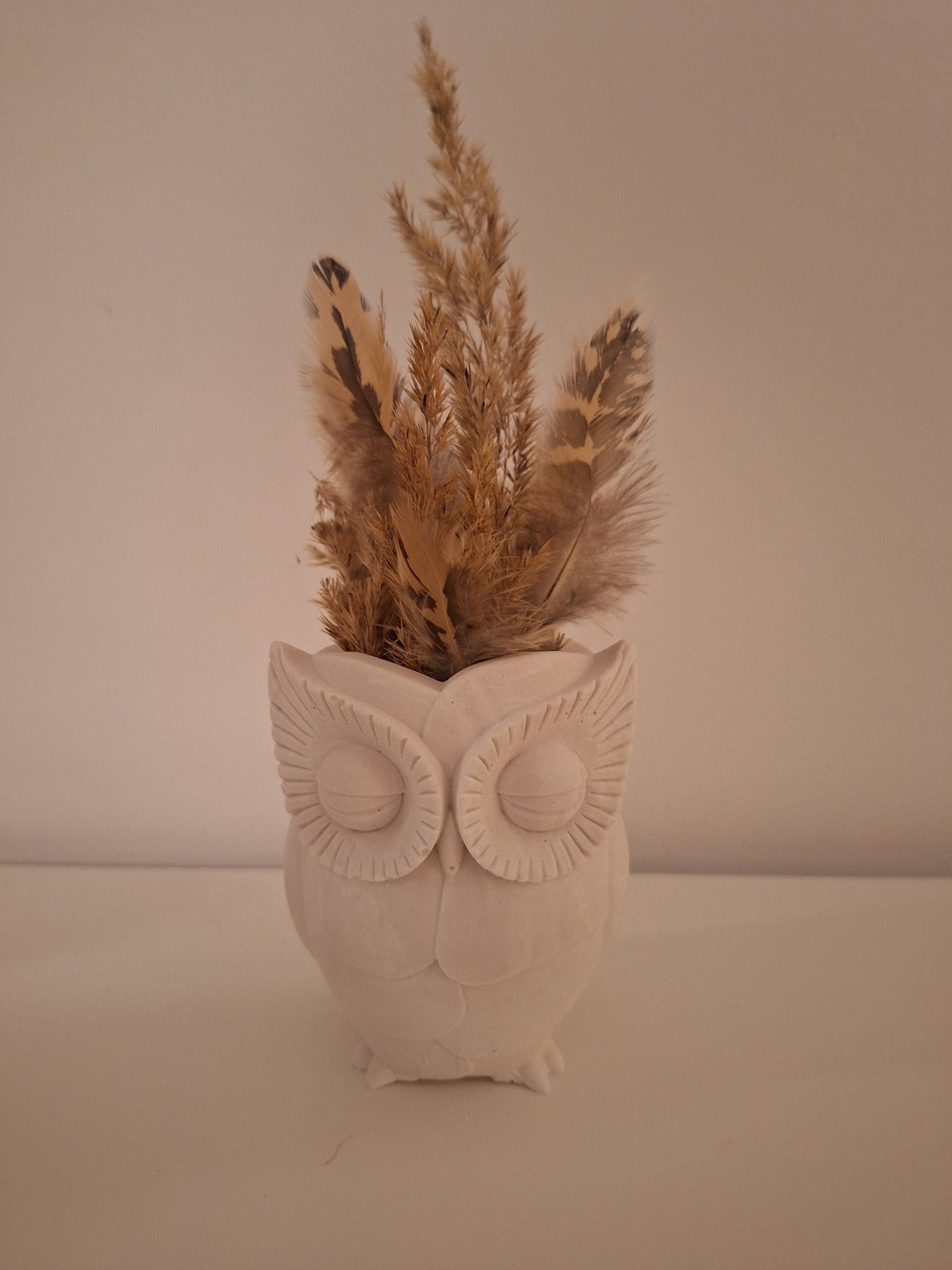 Eulen Blumentopf