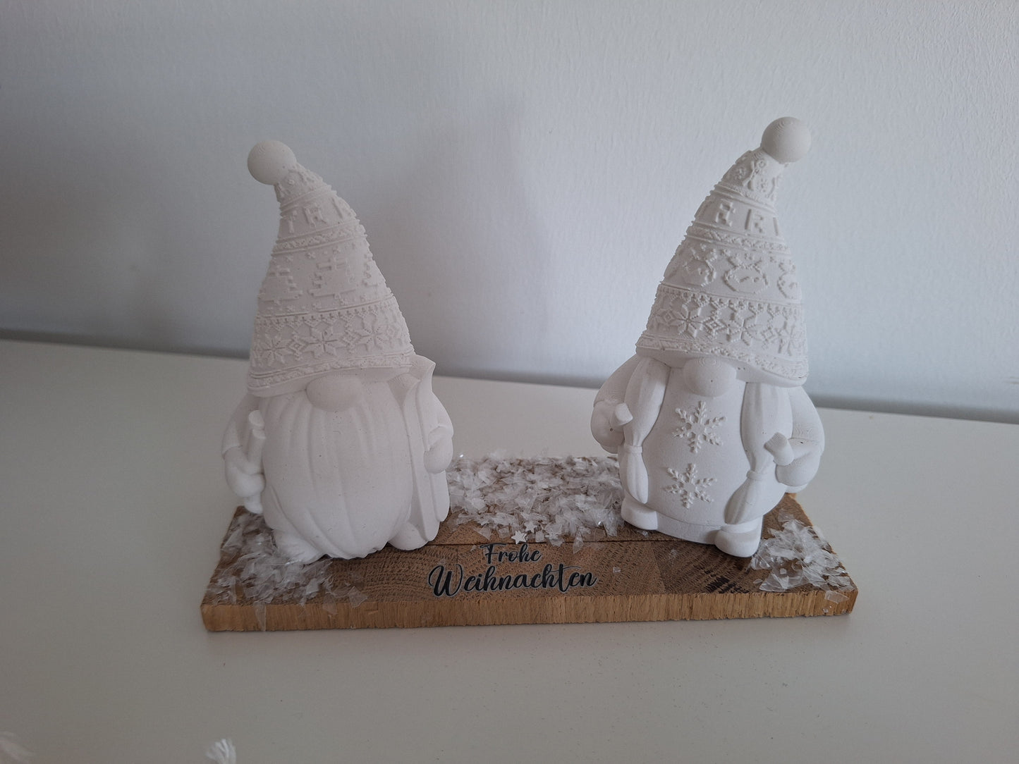 Wichtelpaar Frohe Weihnachten