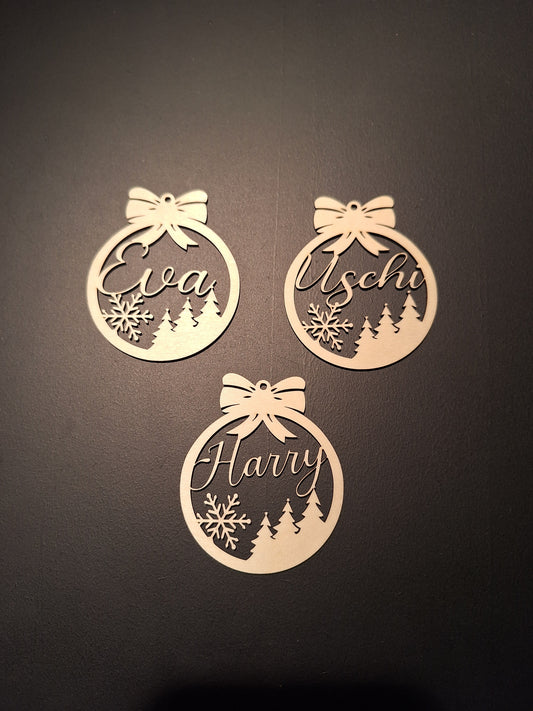personalisierte Weihnachtsanhänger / Baumschmuck