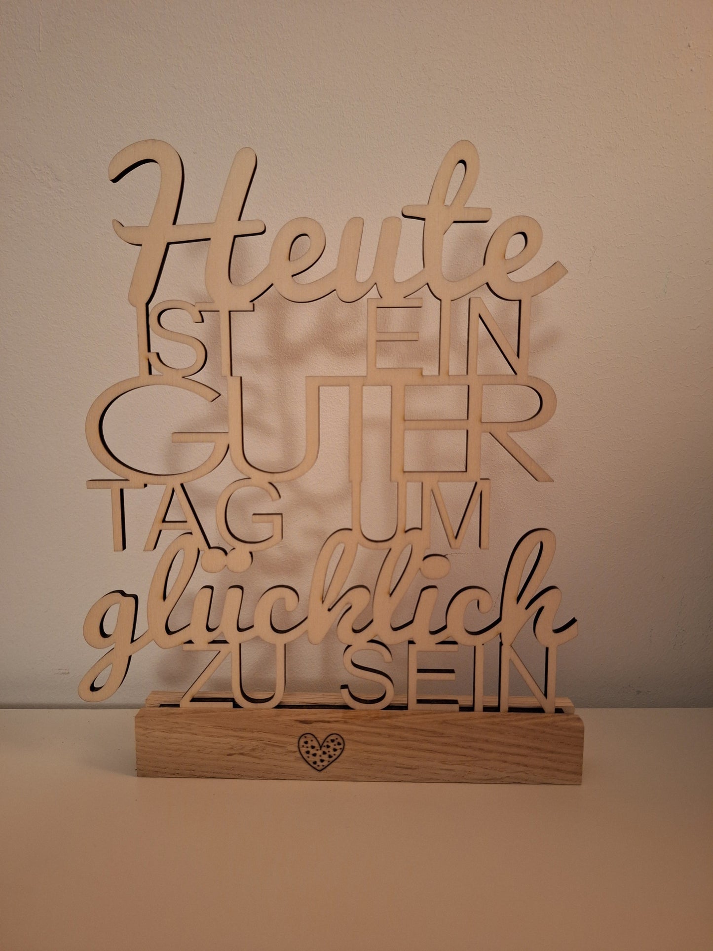 Schriftzug / Spruch