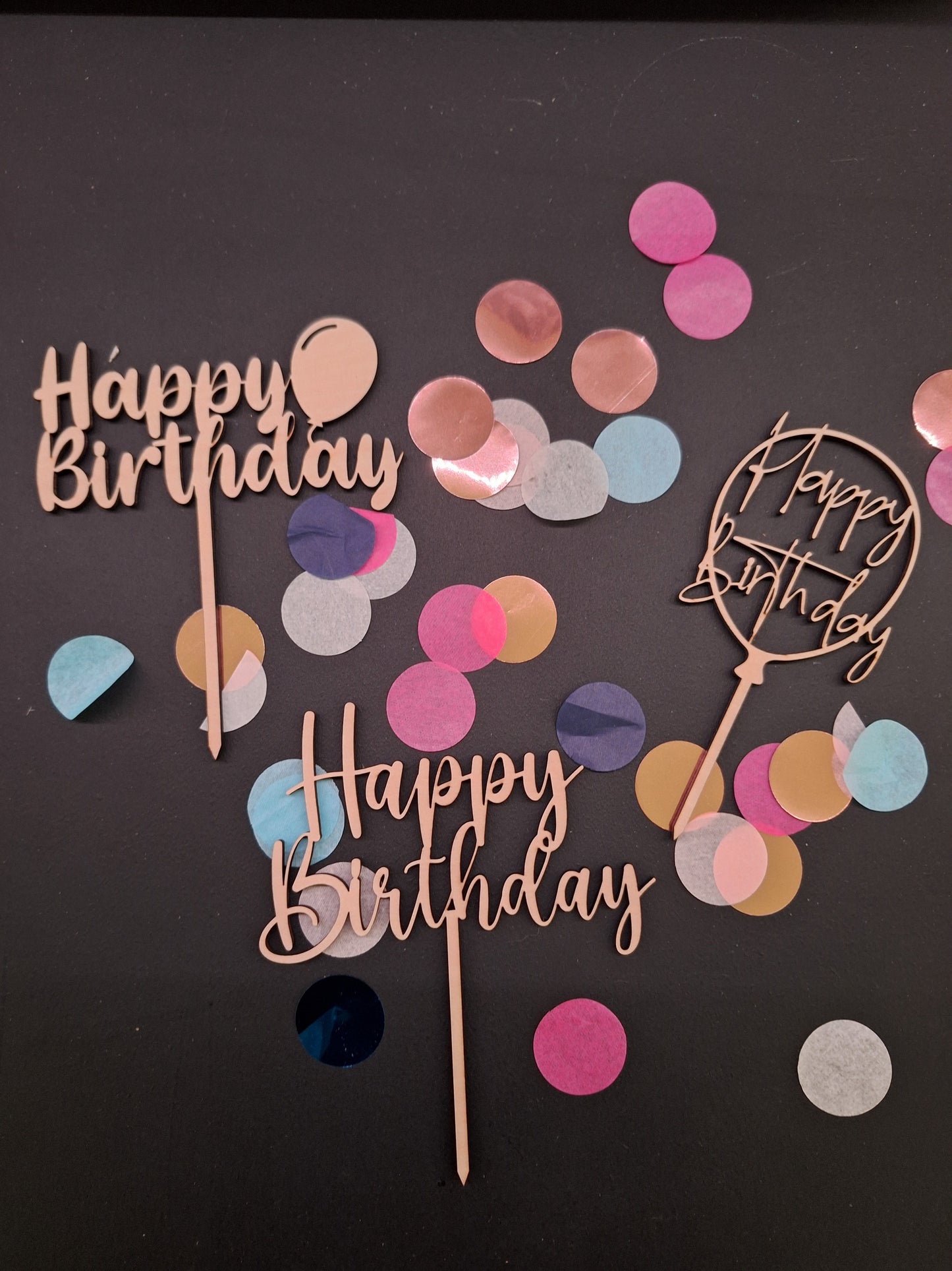 Cake Topper Happy Birthday