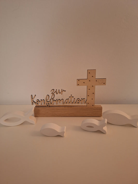 Schriftzug Taufe/ Kommunion/ Firmung/ Konfirmation