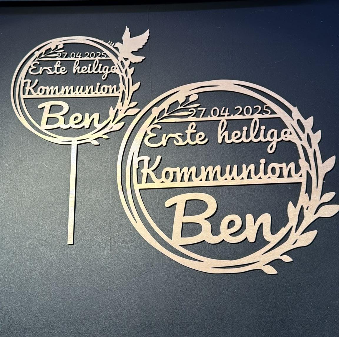 Kommunion Set Topper/ Türschild