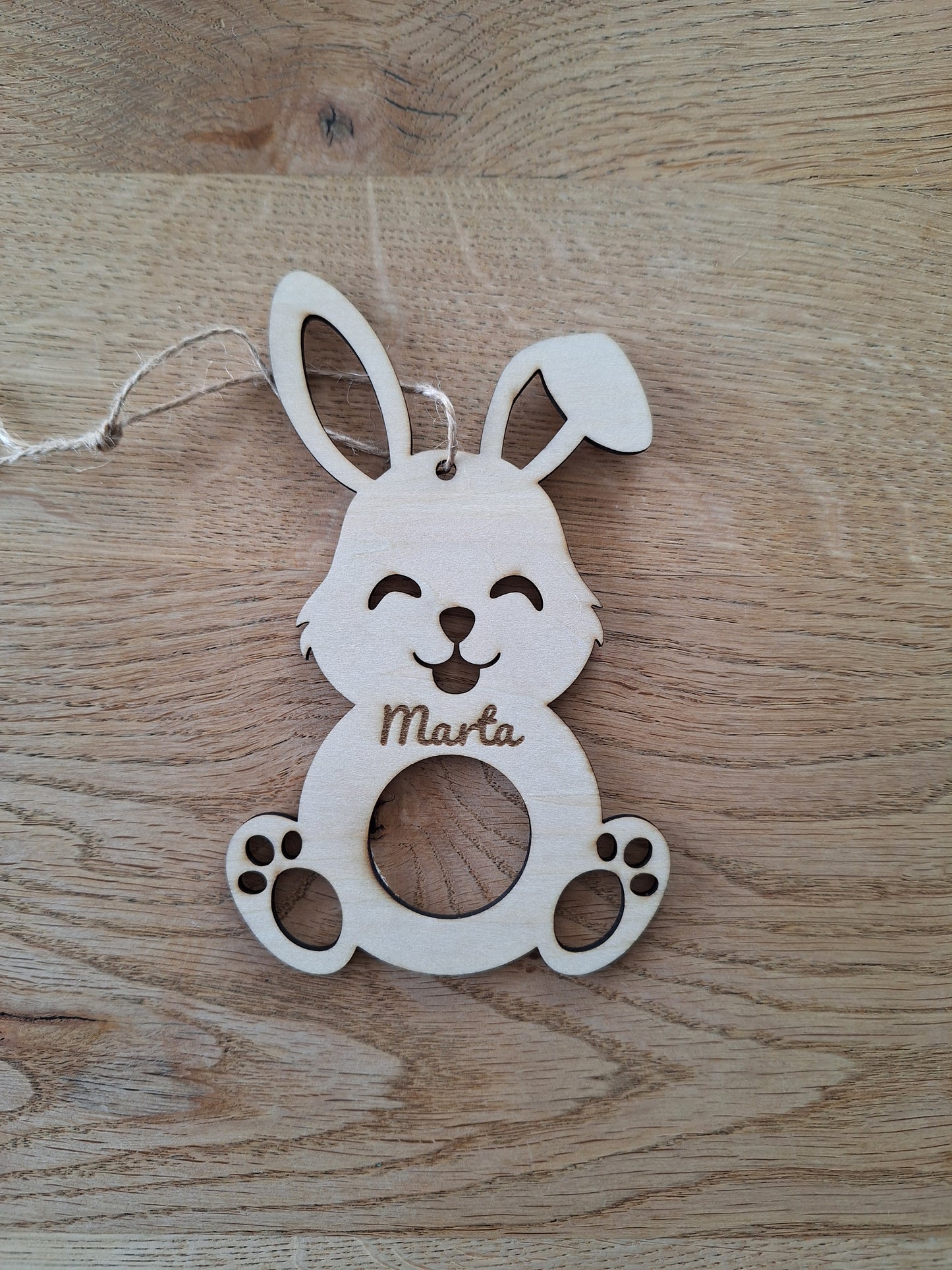 Schokoladenhalter Hase / graviert