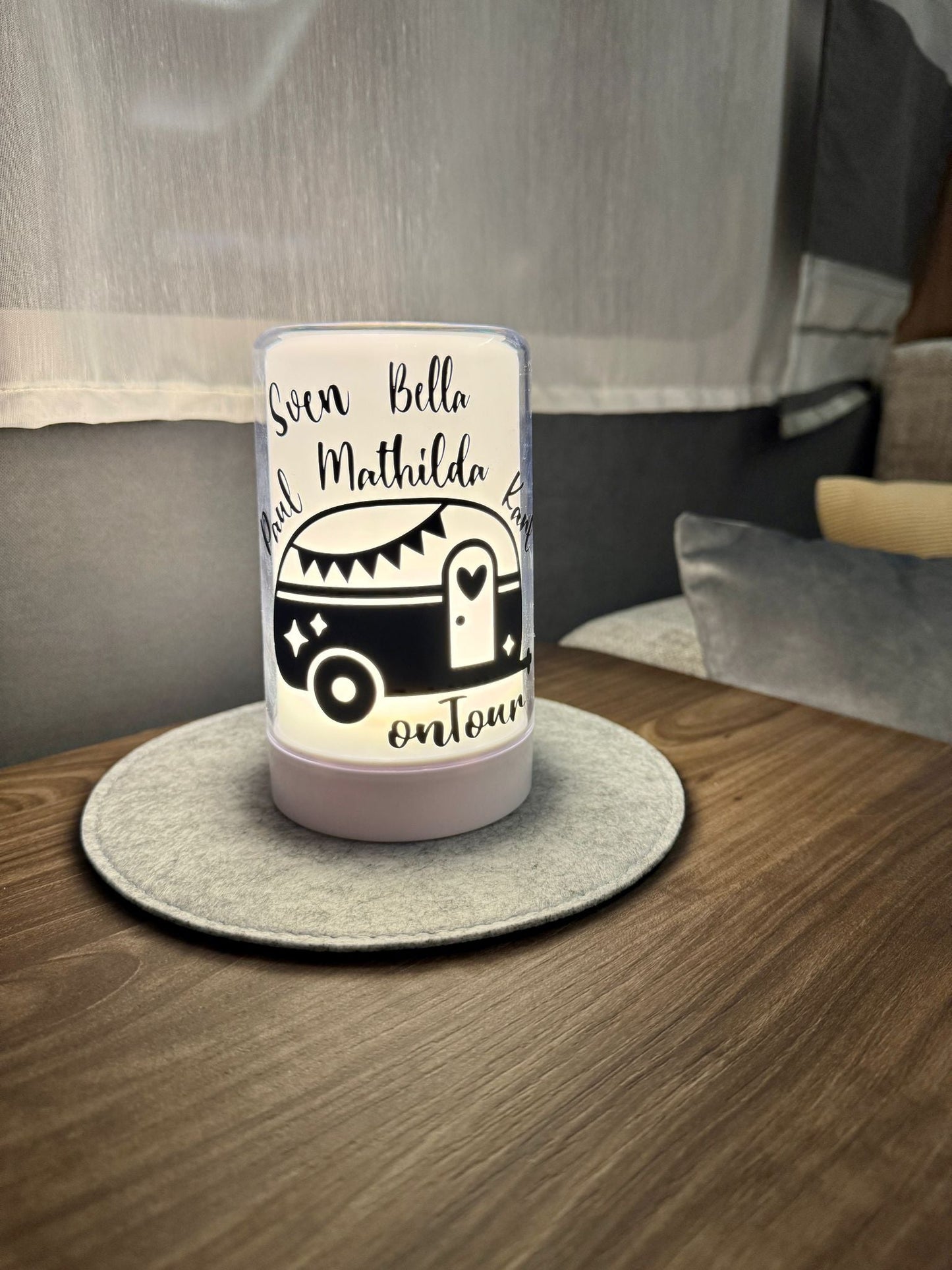 personalisierte LED Lampe