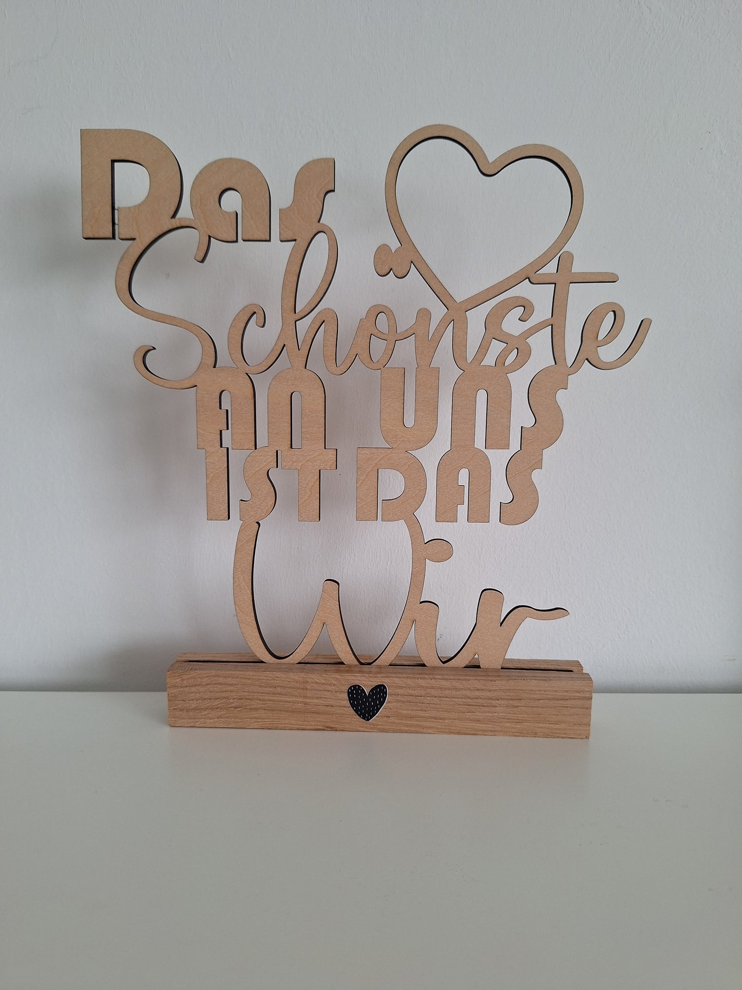 Schriftzug WIR