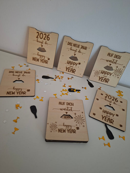 Silvestergrüße Drehscheibe