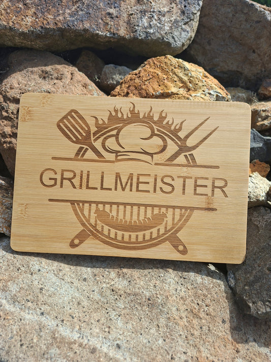 Grillbrettchen / Grillmeister / personalisiertes Brettchen
