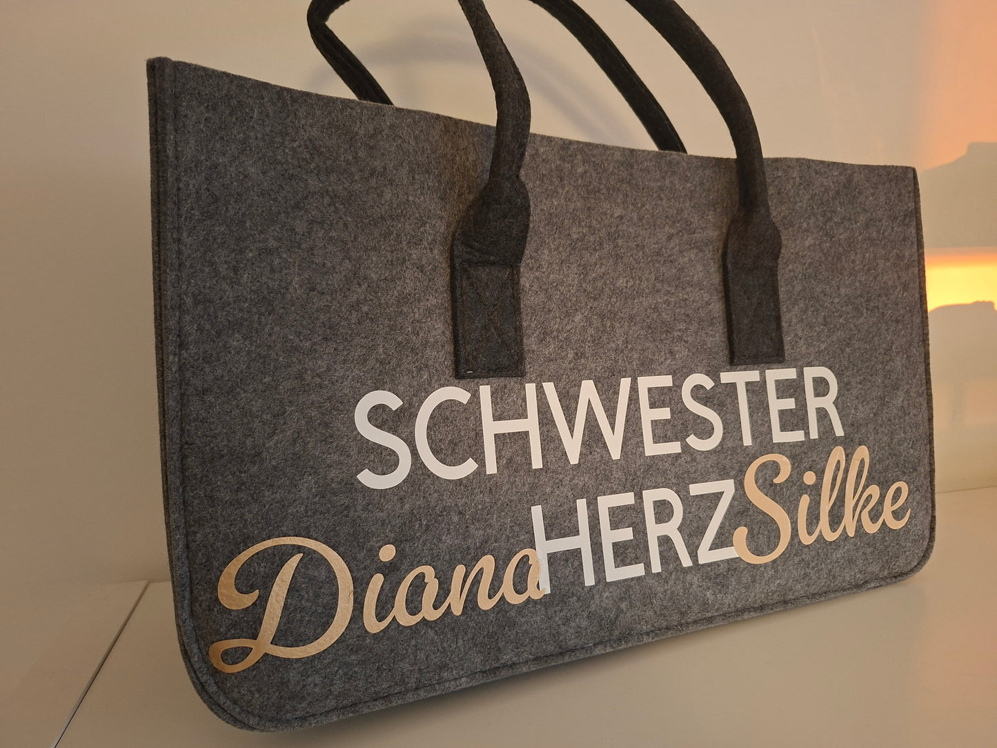 Tasche Filz/ personalisiert