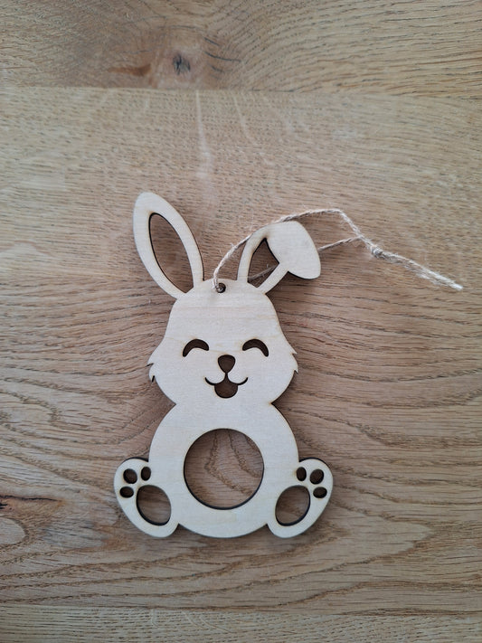 Schokoladenhalter Hase / blanko