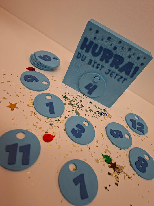 Geburtstagstafel / Jahreszahl