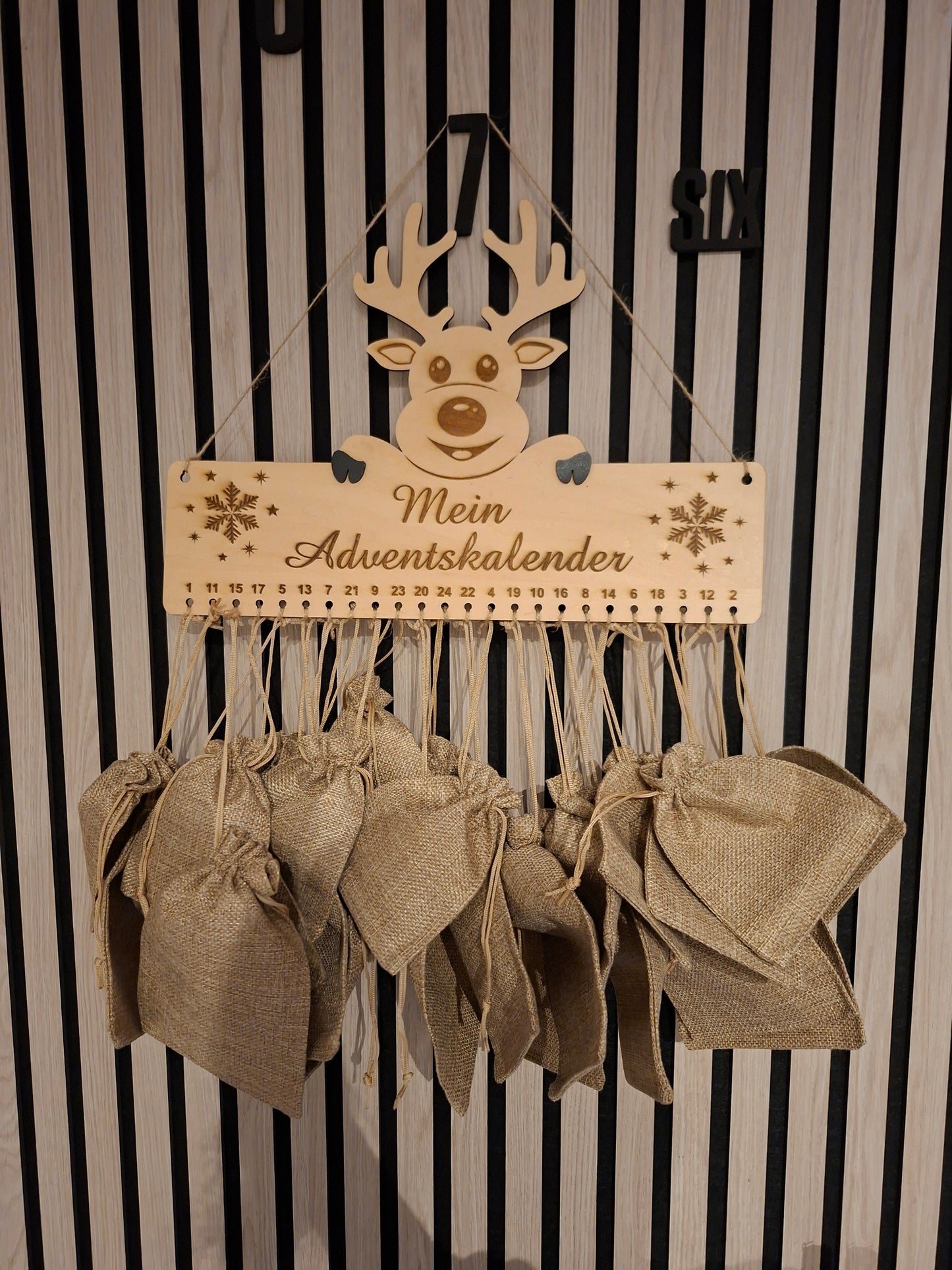Adventskalender /MIT Personalisierung / OHNE Säckchen