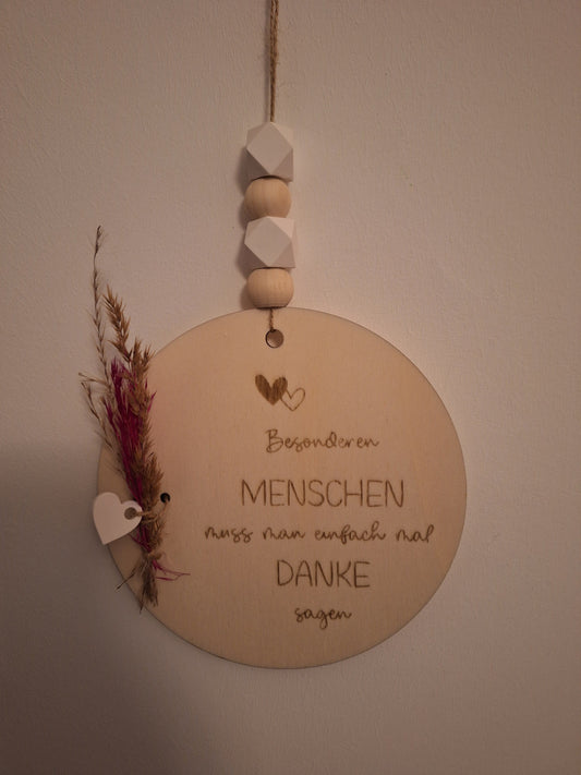 Mitbringsel Danke
