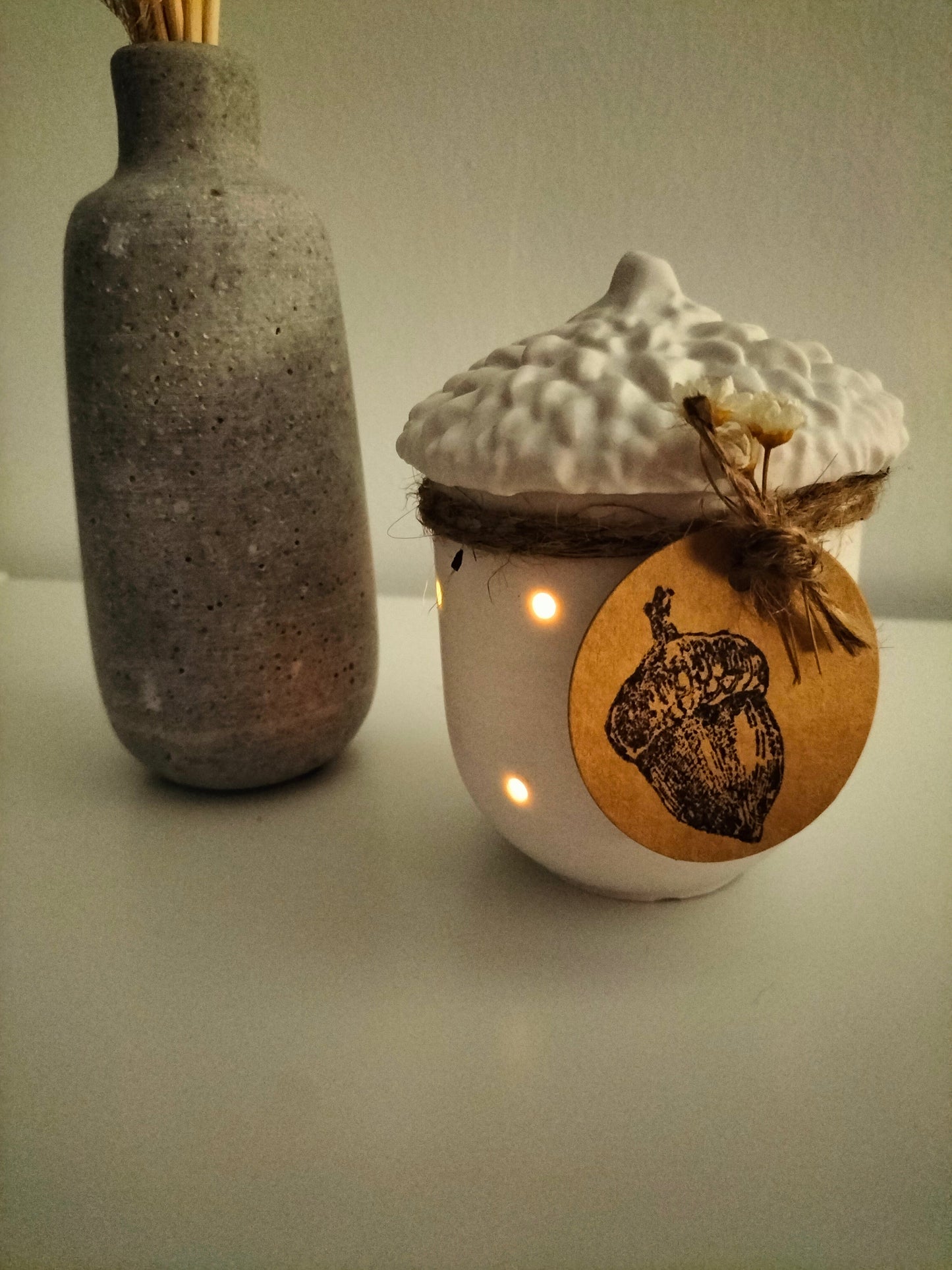 Lichterdose Eichel