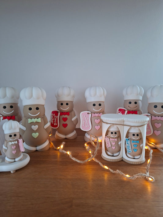 Lebkuchenmann Set in Behälter