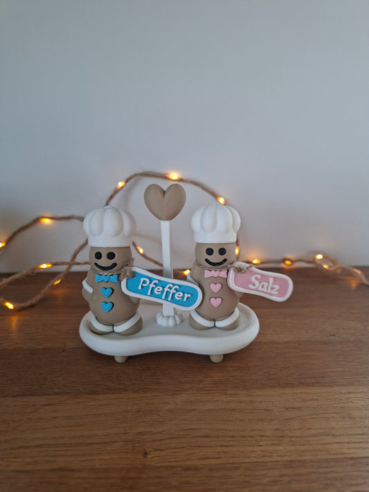 Lebkuchenmann Mini/ Set mit Tablett