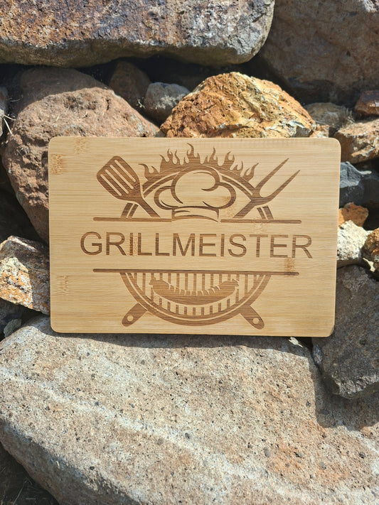 Grillbrettchen / Grillmeister / personalisiertes Brettchen