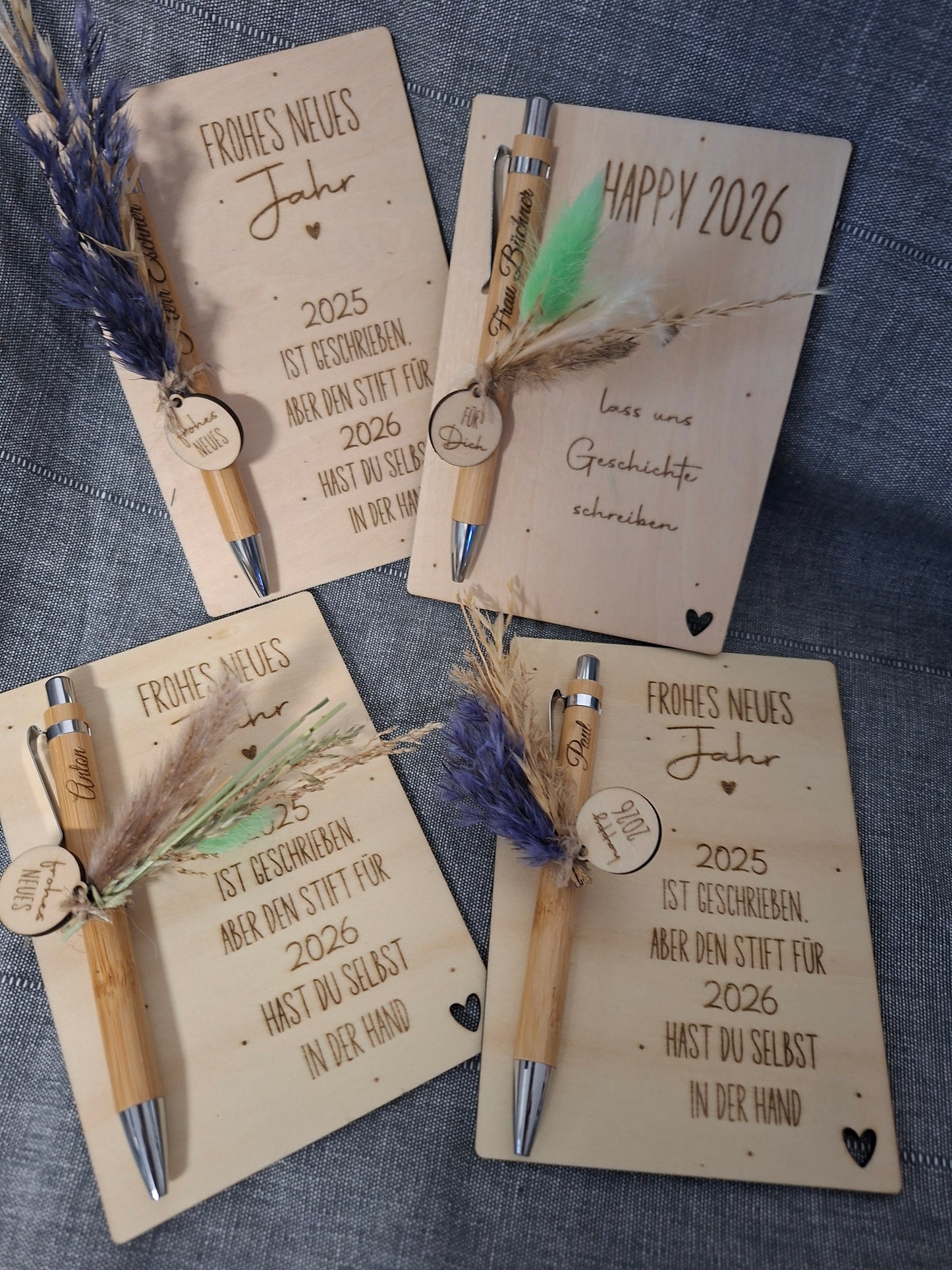 Silvestergrüße/ personalisiert