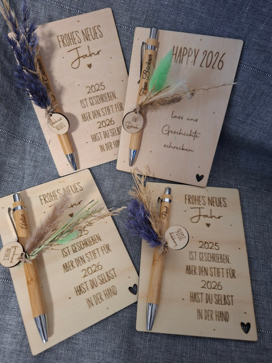 Silvestergrüße/ personalisiert