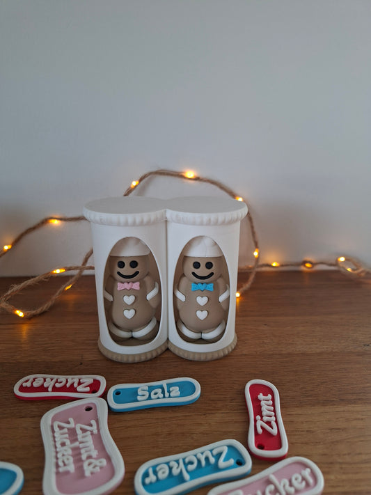 Lebkuchenmann Set in Behälter