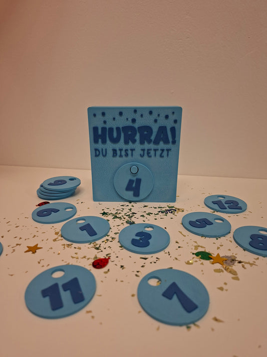 Geburtstagstafel / Jahreszahl